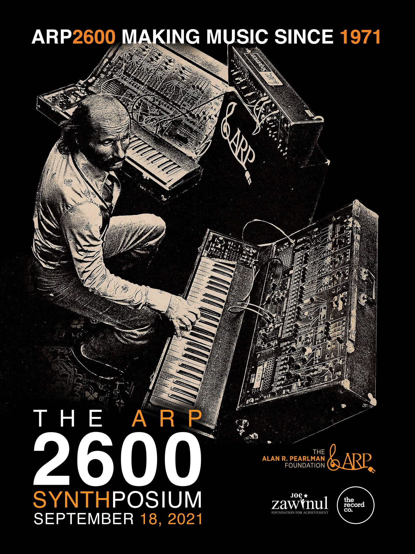 Joe Zawinul with 2600 Poster