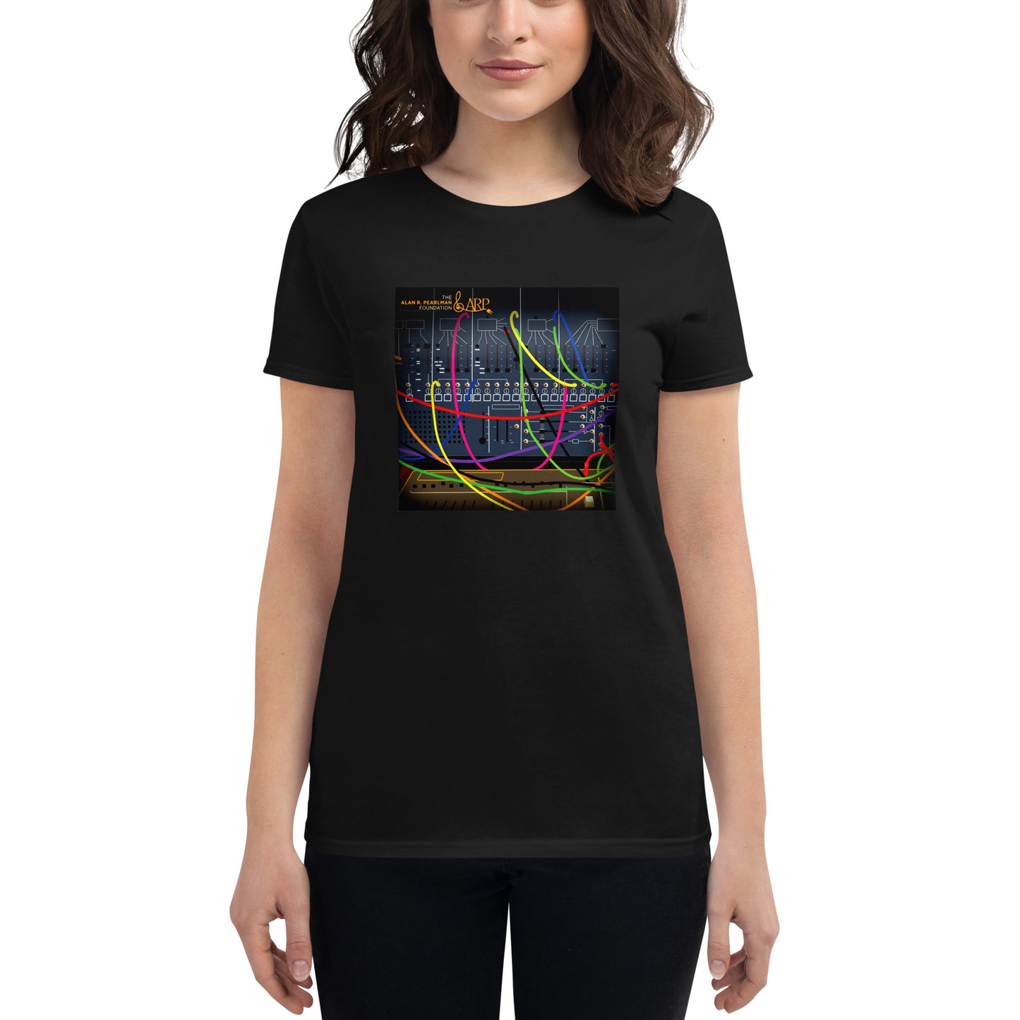 ARP 2600 Patchcords Scoop neck fitted T-shirt