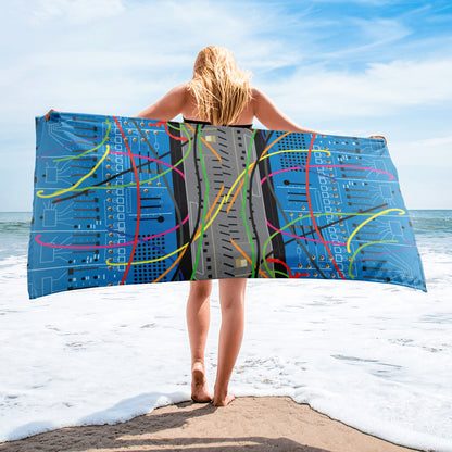 Blue Meanie ARP 2600 Beach Towel